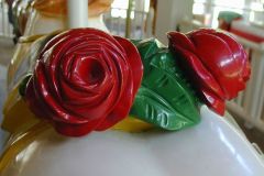 Cantle Carving: Pair of Roses. Photo Credit: Gary Nance